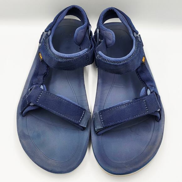 Teva Original Universal Premier Sandals Navy Blue Adjustable Straps Women's 12 - Picture 5 of 11